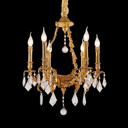 French Brass Chandelier