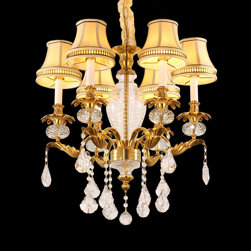 French Brass Chandelier