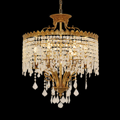 French Crystal Pendant Lamp