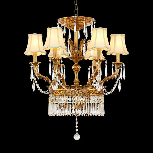 French Brass Chandelier