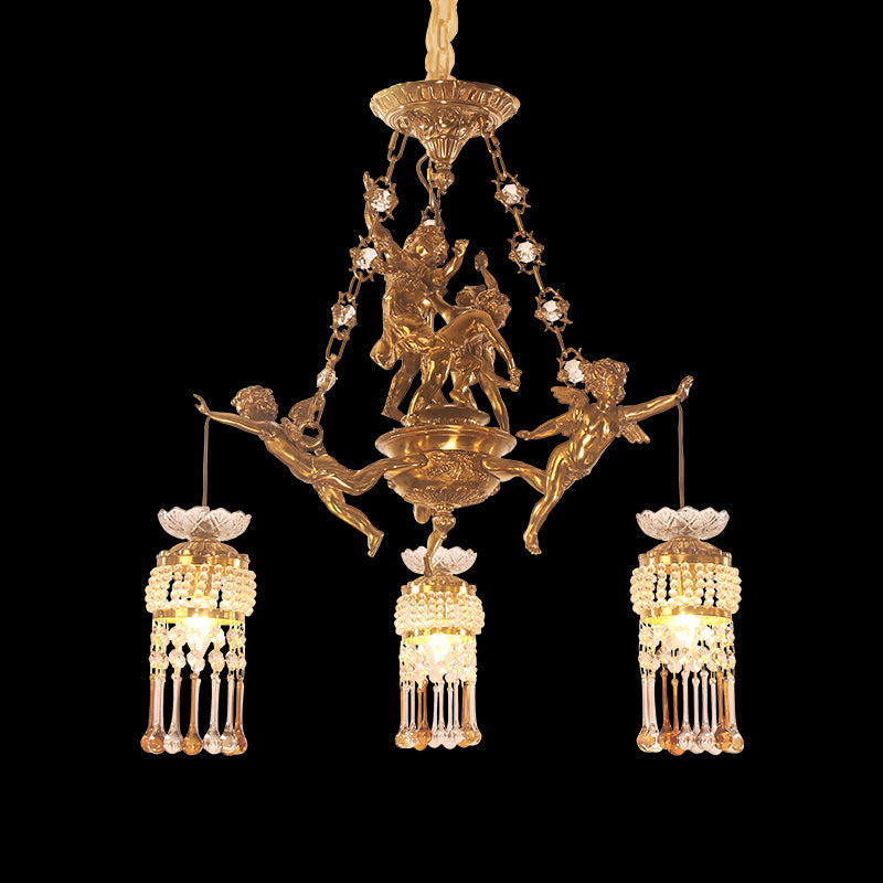 French Brass Chandelier