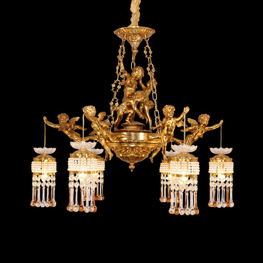 French Brass Chandelier