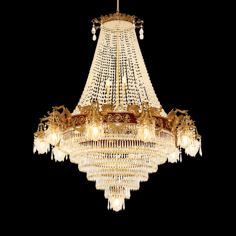 French Brass Chandelier