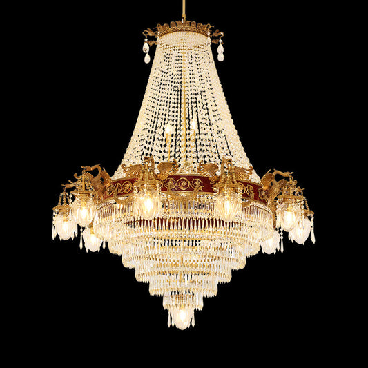 French Brass Chandelier