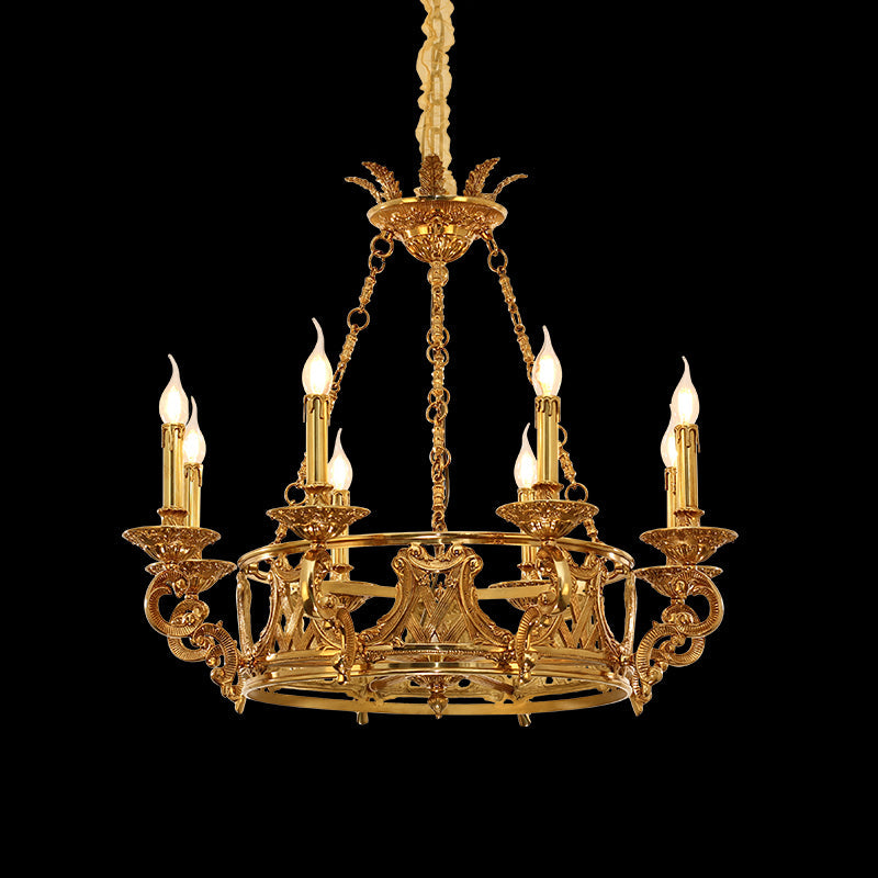 luxury brass chandelier