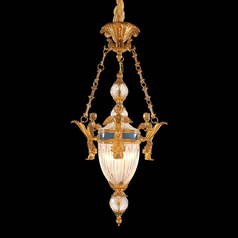 French Brass Chandelier