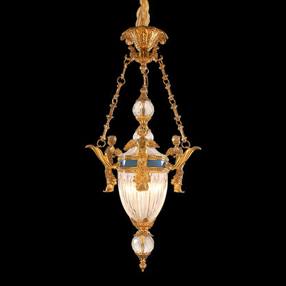 French Brass Chandelier