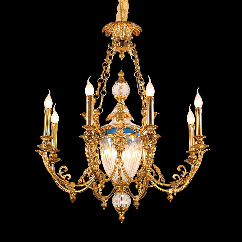 French Brass Chandelier