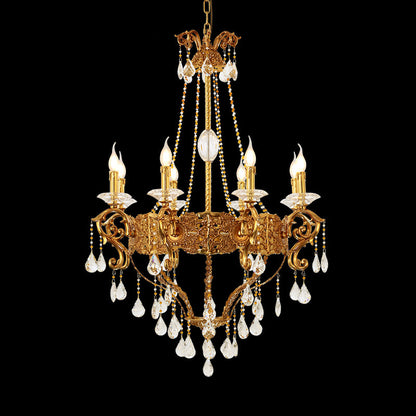 French Court Chandelier 2.13'/2.62'