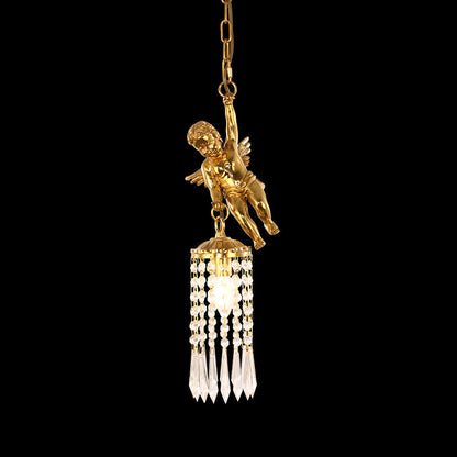 French Cupid Pendant Lamp