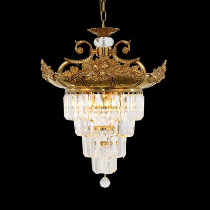 French Brass Pendant Lamp