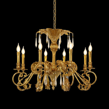 French Brass Chandelier