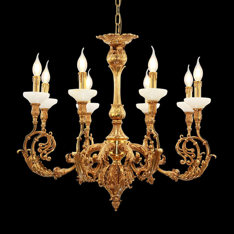 French Brass Chandelier