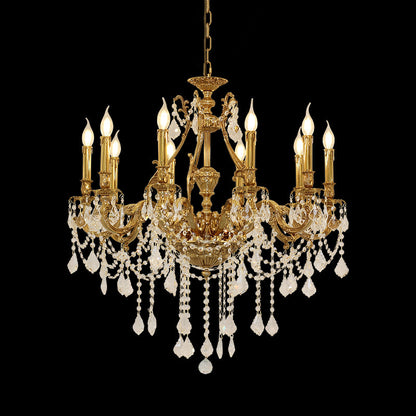 French Brass Chandelier