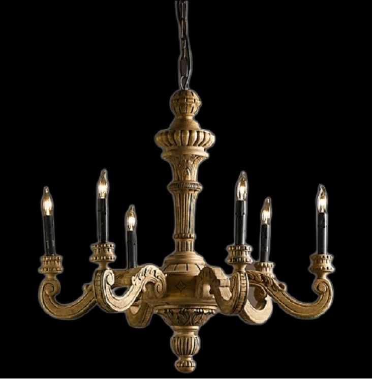 Rustic French Country Chandelier