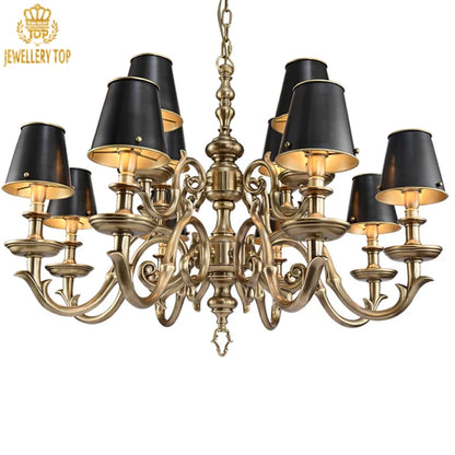 JEWELLERY TOP’s celestial-inspired brass chandelier with architectural elegance