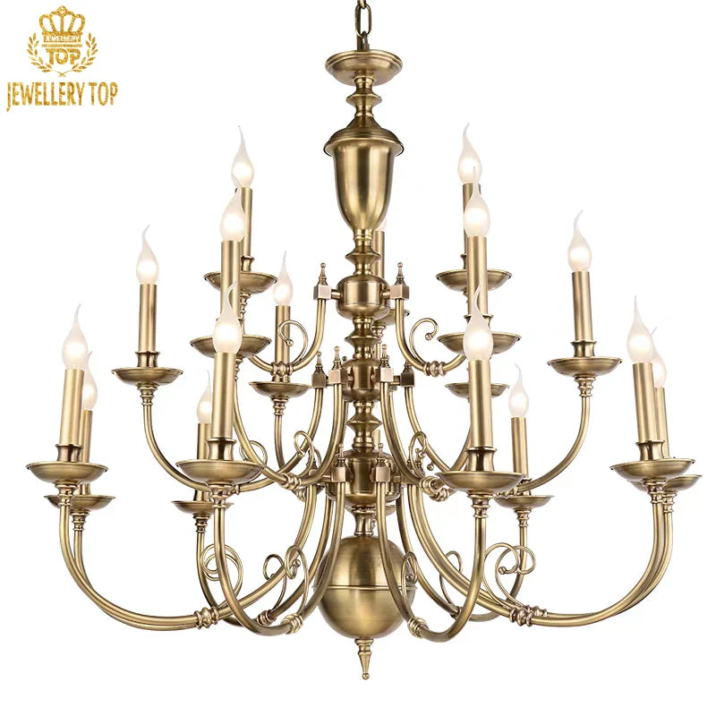 Mythology-inspired brass pendant light with arched arms and spiral details
