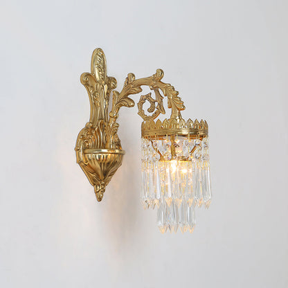 French Brass Wall Lamp