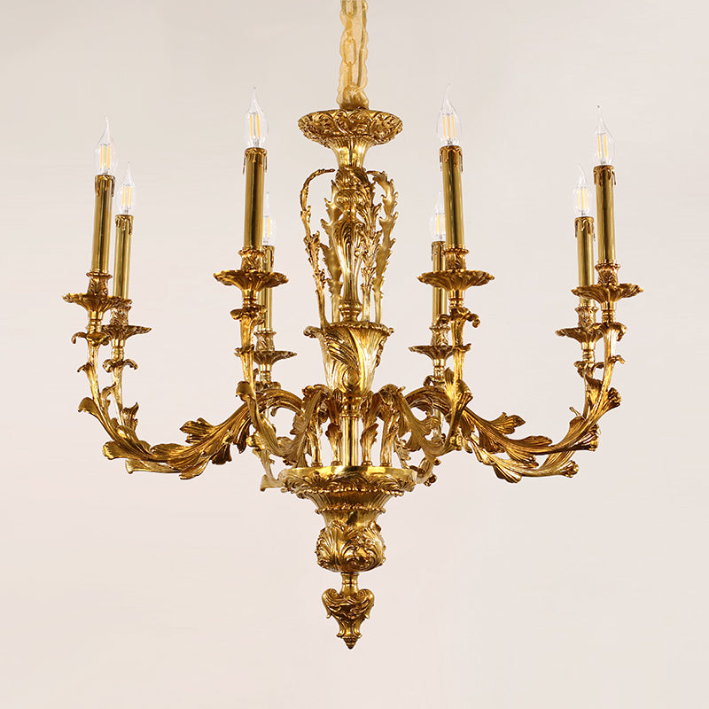 French Brass Luxury Chandelier