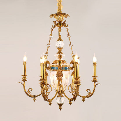 French Brass Chandelier