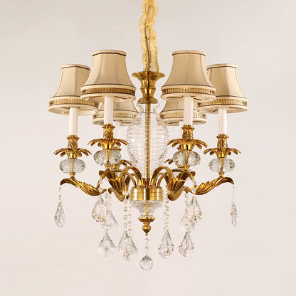 French Brass Chandelier