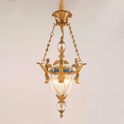 French Brass Chandelier