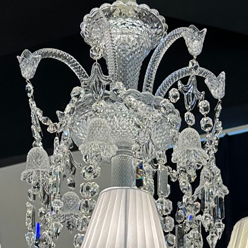 18 Lamps Baccarat Crystal Design Chandelier (Long)