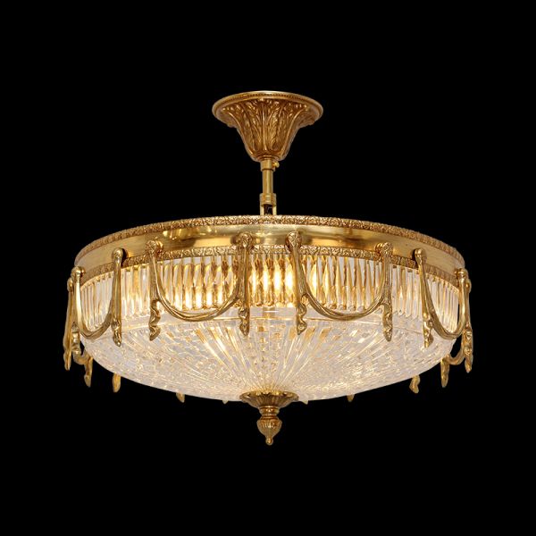 Aurelia Vintage Flush Mount Ceiling Light - Jewellery Top Lighting