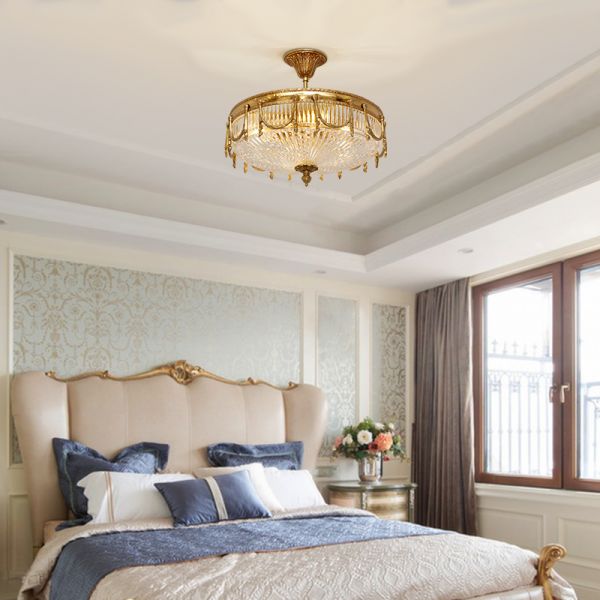 Aurelia Vintage Flush Mount Ceiling Light - Jewellery Top Lighting