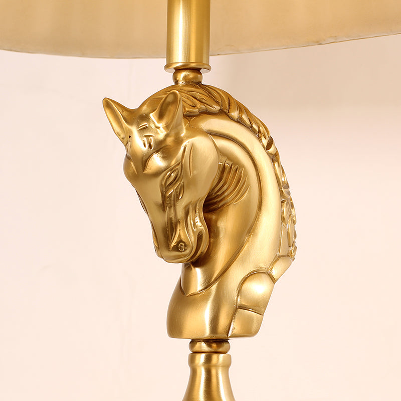 Aurelian Grace Victorian Table Lamp with Horse Sculpture - Jewellery Top Lighting