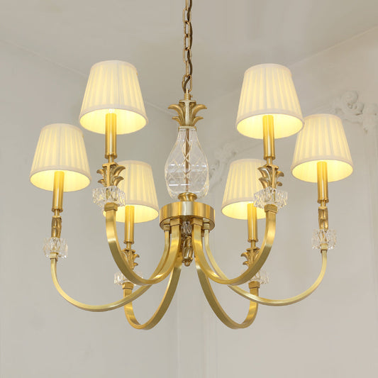 Lampadario oro aureo aurico