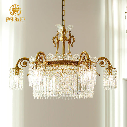Front view of the Aurora Verity vintage pendant lamp