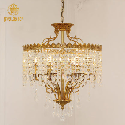 French Crystal Pendant Lamp