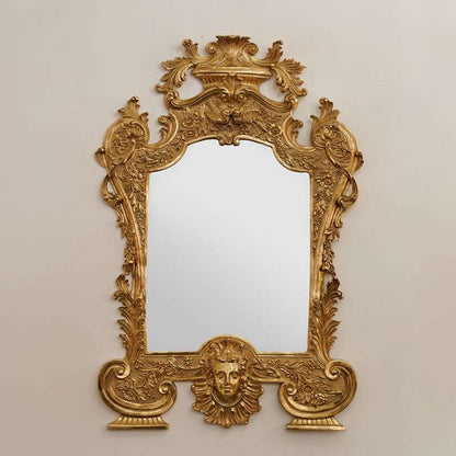 Baroque Brass Mirror