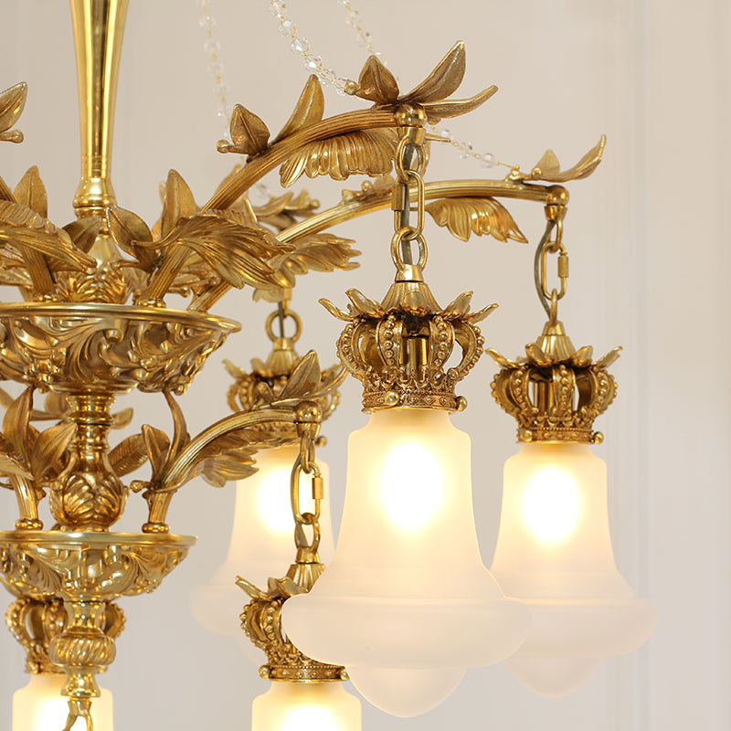 French Brass Chandelier