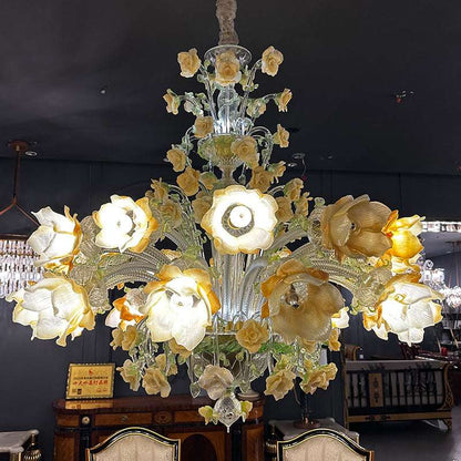 Blossom Radiance Murano Chandelier
