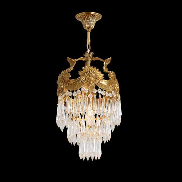 Brass Antique Pendant Light - Jewellery Top Lighting