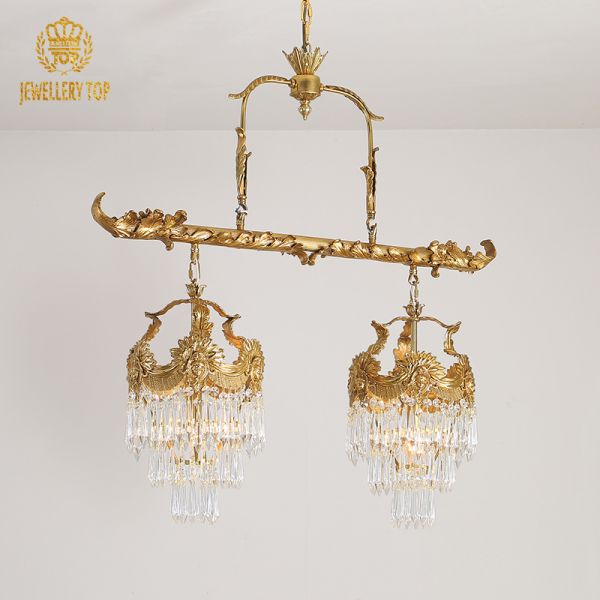 Brass Antique Pendant Light - Jewellery Top Lighting
