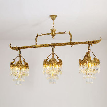 Brass Antique Pendant Light - Jewellery Top Lighting