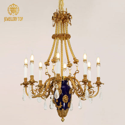 Imperial Brass Antique Chandelier