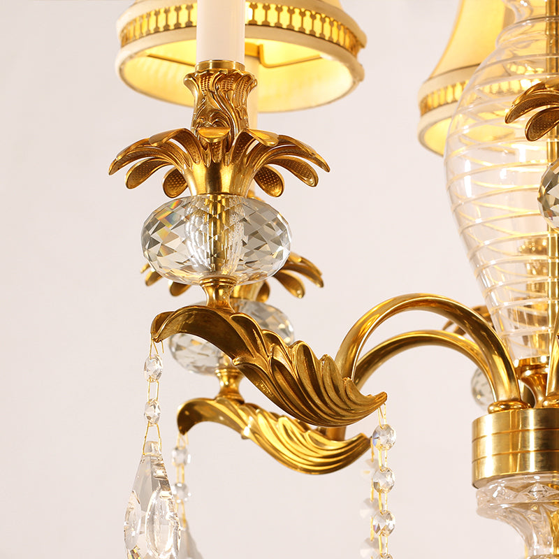 French Brass Chandelier