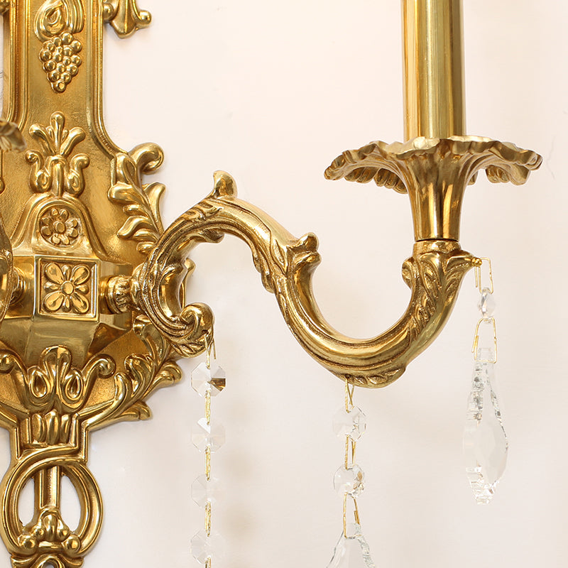 Carina Vintage Candle Wall Sconce - Jewellery Top Lighting