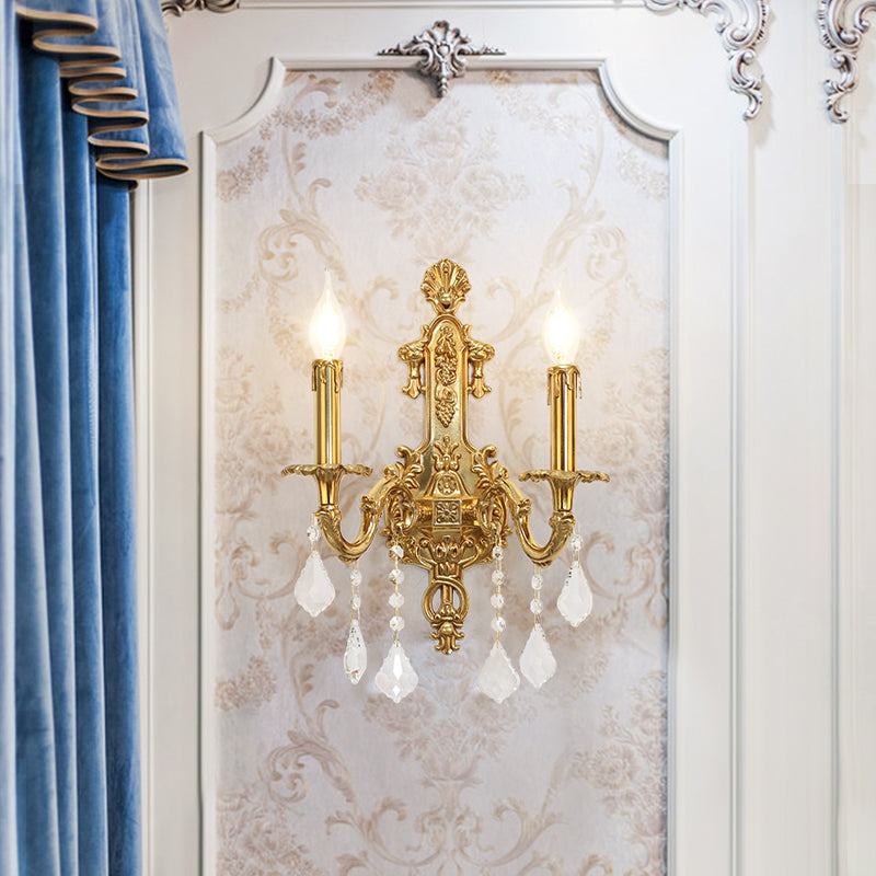 Carina Vintage Candle Wall Sconce - Jewellery Top Lighting
