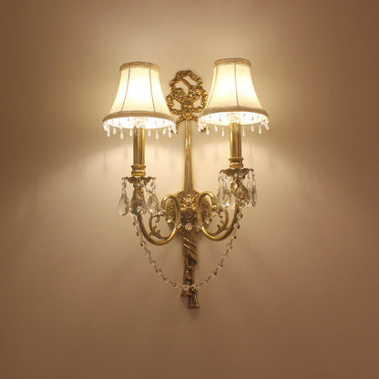 French Brass Wall Lamp