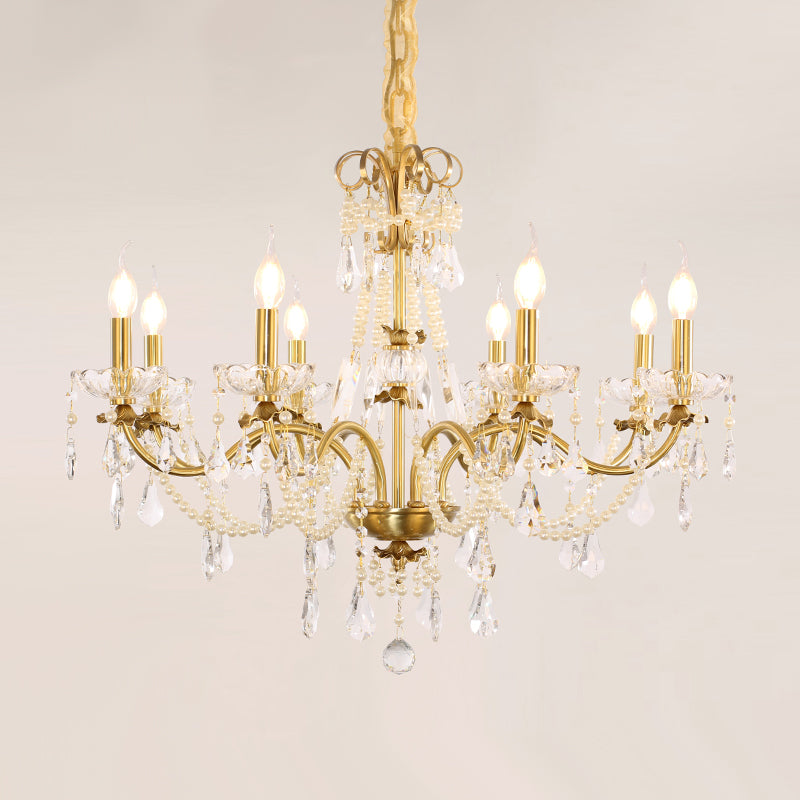 French Rococo Crystal Chandelier