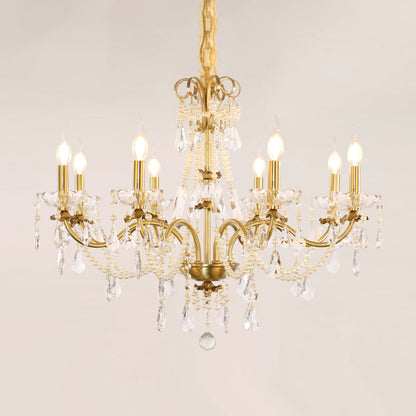 French Rococo Crystal Chandelier