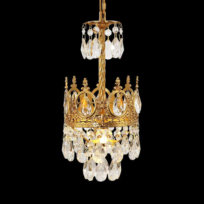 Celestial Crown Gold Pendant Lamp