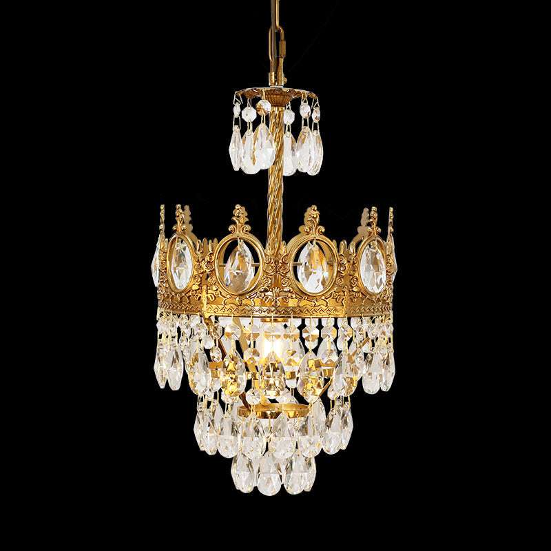 Celestial Crown Gold Pendant Lamp