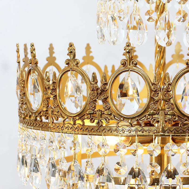 Celestial Crown Gold Pendant Lamp