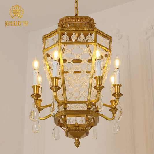 Front view of the Celestial Relic Vintage Pendant Light